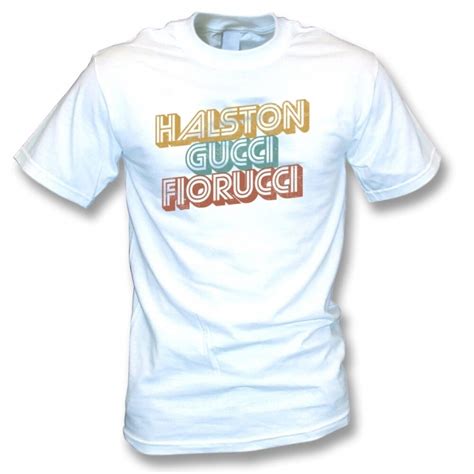 halston gucci fiorucci t shirt